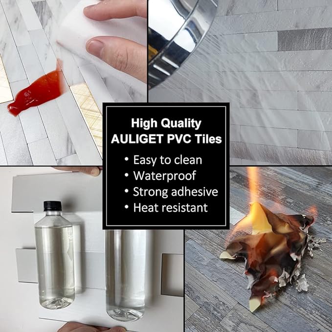 AULIGET 40 Sheets Peel and Stick Backsplash - Image 5