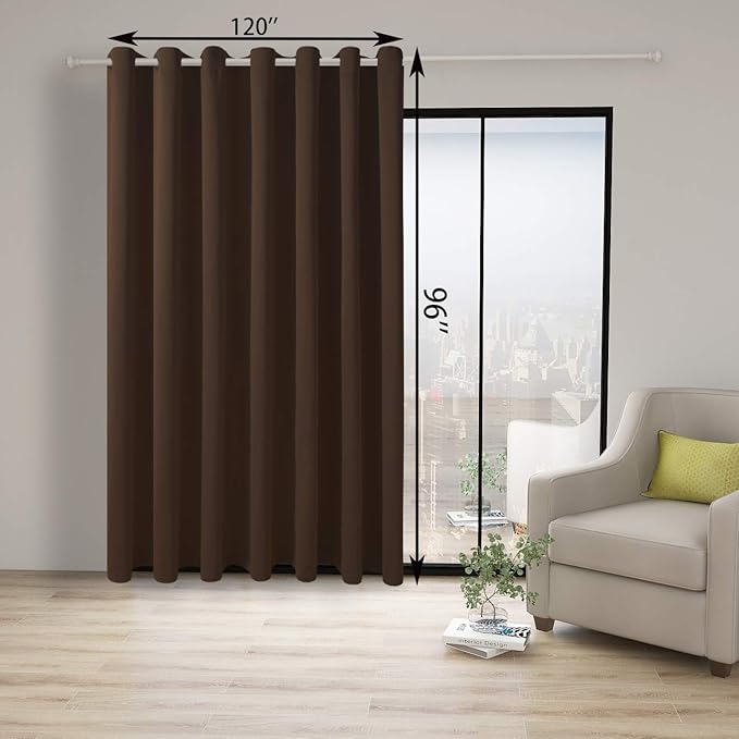 BONZER Extra Wide Room Divider Curtain Screen Partitions Total Privacy Wall - Image 4