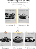 CSLGQGV Car Posters Vintage Racing Car Wall Art Supercar Canvas Prints Painting - Image 5