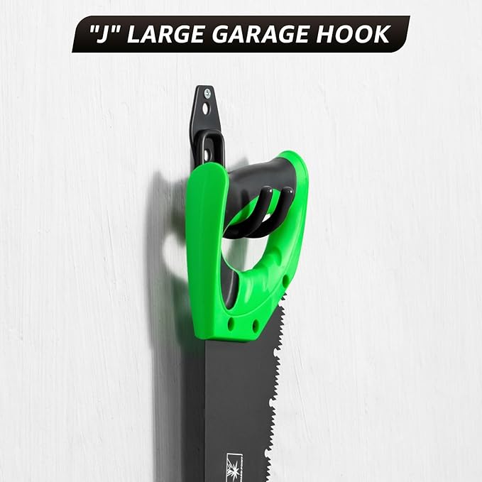 40 Pack Garage Hooks, Heavy Duty Steel Wall Mount Utility Hangers - Image 7