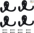 Kruodop 4 Pack Wall Hooks Wall Mounted Coat Hooks by Kruodop