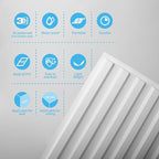 Art3d 6-Pack Slat Design 3D Wall Panels - Image 7