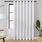 ChrisDowa Room Divider Curtain 90 Inches Long, Wide Blackout Sliding Door by ChrisDowa