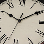 Foxtop 14 Inch Roman Numerals Wall Clock Battery Operated Silent Non-Ticking - Image 8