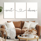GUBIYU Sweet Dreams Wall Art Above Bed Decor - Image 3
