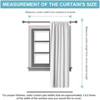 RYB HOME Decorative Curtain Drapes - Image 7