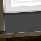 SHUFA Navy Blue Brown Cotton-Like Textured Grasscloth Wallpaper Matte Thick - Image 7