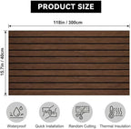 3D Wall Panels Peel and Stick – 15.74" x 118" PVC Faux Texture Wall Covering - Image 6