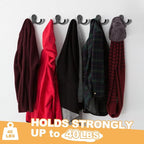 CBWLWJ 15 Pack Coat Hooks Wall Hooks - Image 3