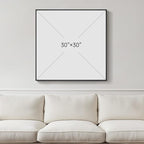 Framed Black Abstract Wall Art, Modern Canvas Prints Paintings Artwork - Image 3