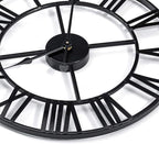 Antique Tower 30 inch Large Roman Numeral Wall Clock, Indoor Outdoor Patio - Image 3