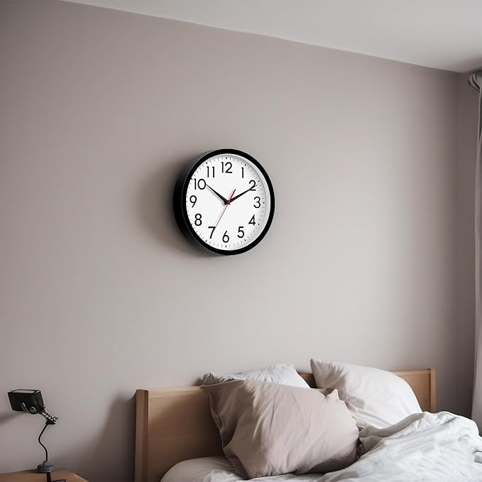 DAXSMY 14 Inch Wall Clock Large Battery Operated Big Silent Non Ticking Analog - Image 9