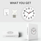 AKCISOT Wall Clock Silent Non Ticking Modern Wall Clocks Battery Operated 10 - Image 7
