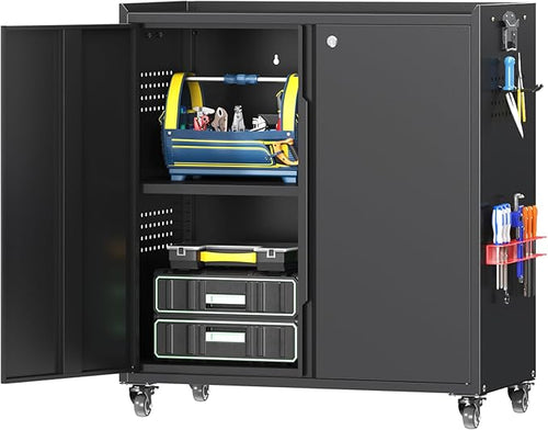 34" Metal Garage Storage Cabinet by Firstsky