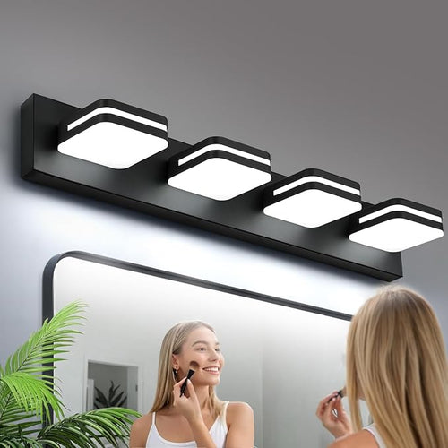 360° Rotate LED Dimmable Bathroom Vanity Light Fixtures, 1600LM Acrylic Matte by Torondo
