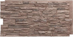 EverStone Canyon Ridge Faux Stone Panel, 45 3/4"W x 24 1/2"H x 1 1/4"D by EkenaMillwork