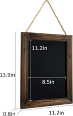 SANY DAYO HOME Rustic Wall Hanging Magnetic Chalkboard Signs 14 x 11 inches - Image 3