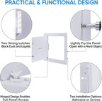 TICONN Access Panel for Drywall, 12 x 12 Inch ABS Plastic Wall Hole Cover - Image 3