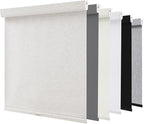 AOSKY No Drill Cordless Blackout Roller Shades by AOSKY