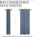 NICETOWN Kitchen Curtains Blackout Curtains & Drapes, Thermal Insulated Grommet - Image 6