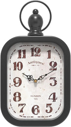 Menterry Small Retro Rectangle Wall Clock by Menterry