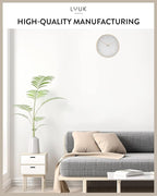 LUUK LIFESTYLE Silent Quartz wall Clock, Nordic and Minimalist Design, Interior - Image 6