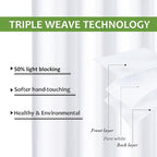 NICETOWN 50% Light Blocking Curtain Panels - Image 4