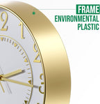 Wall Clock Modern Non-Ticking Battery Operated Silent Wall Clocks Simple Style - Image 4