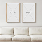 Framed Neutral Boho Floral Wall Art - Image 3