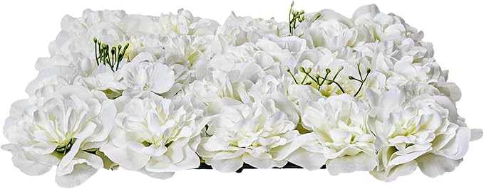 VEVOR 3D Flower Wall Panel, Artificial Floral Wall Background Mesh Backing Mat - Image 9