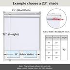 Cordless Roller Shades Blackout Blinds - Image 2