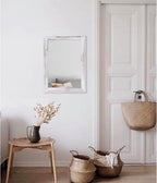 AAZZKANG Mirrors for Wall Rustic Wood Framed Hanging Mirror Decorative for - Image 5
