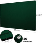 Bulletin Board, 36 x 24 Inches Felt Pin Board - Image 5