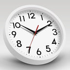 DAXSMY Wall Clock Small Analog 8 Inch Silent Non Ticking Battery Operated - Image 3