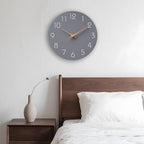 Mosewa Large Wall Clock 16 Inch Gray Modern Silent Non Ticking Battery Operated - Image 8