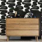Tempaper x Bobby Berk White & Black Wiggle Room Removable Peel and Stick - Image 5