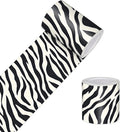 HOMETITUTE Wallpaper Border Peel and Stick Zebra Stripe Texture Decorative Wall by HOMETITUTE