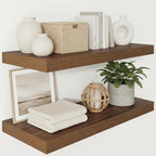 Vivelove Wide Floating Shelves for Wall 12 Inch Deep, 2 Inch Thick Shelf for by VIVELOVE