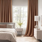 MIULEE Back Tab Blackout Curtains 120 Inch Long 2 Panels Set - Image 2
