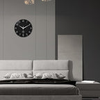 XNM Minimalist Wall Clocks Battery Operated 16 Inches Or Larger Black Wall Clock - Image 5