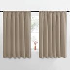 NICETOWN Blackout Curtains for Bedroom, 1 Pair, 70 by 63-inch, Window Treatment by NICETOWN