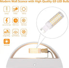Aipsun Aluminum Modern Indoor LED Wall Sconce Hardwired Interior Wall Lights - Image 7