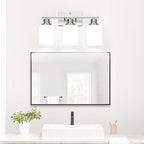 MOKATNG 3-Light Bathroom Light Fixtures, Brushed Nickel Vanity Light - Image 8