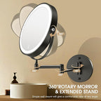 MNIENT Wall Mounted Lighted Makeup Mirror, 3 Color Led Vanity Mirror - Image 6