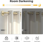 2 Pack Curtain Rods 36-120 Inch, Living Room, Sliding Door - Image 3