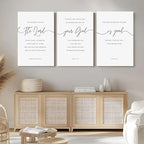 GUBIYU The Lord Your God Is Good Wall Art Black and White Christian Home Decor - Image 4