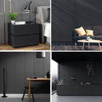 Arthome Black Peel & Stick Wallpaper, Matte Black Contact Paper, Self-Adhesive - Image 6