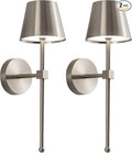 KDG Cordless Wall Sconces Set of 2, Wireless 5200mAh Rechargeable Battery LED by KDG