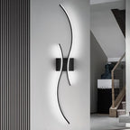 CANEOE Modern Led Wall Light, 39inch Black Indoor Led Wall Sconce Lighting by CANEOE