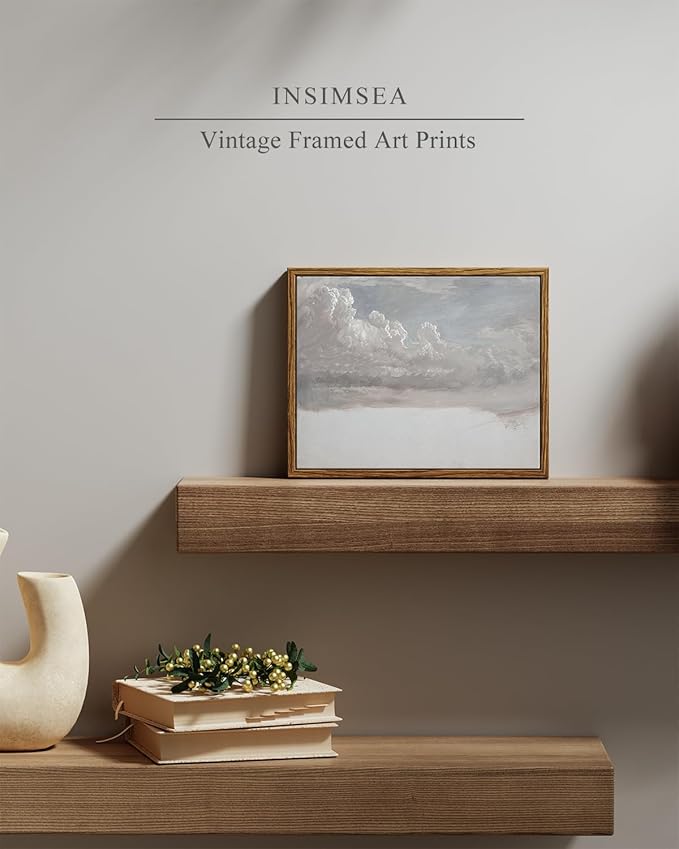 InSimSea Framed Canvas Wall Art Vintage Decor, Home Decor Classical Oil - Image 4